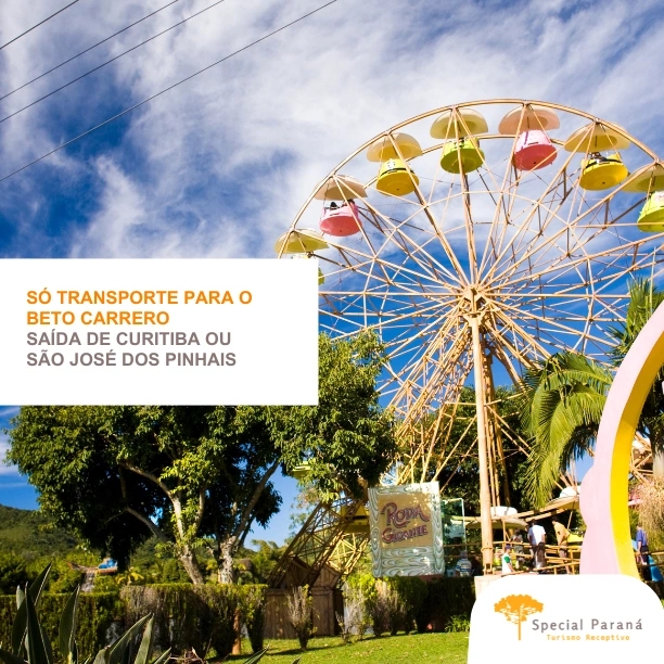 Beto Carrero World - só transporte saindo de Curitiba ou São José dos Pinhais - imagem 1