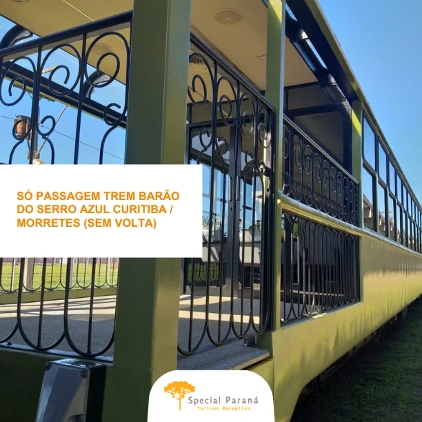 Passagem Ida Trem Barão do Serro Azul Curitiba - Morretes - imagem 1