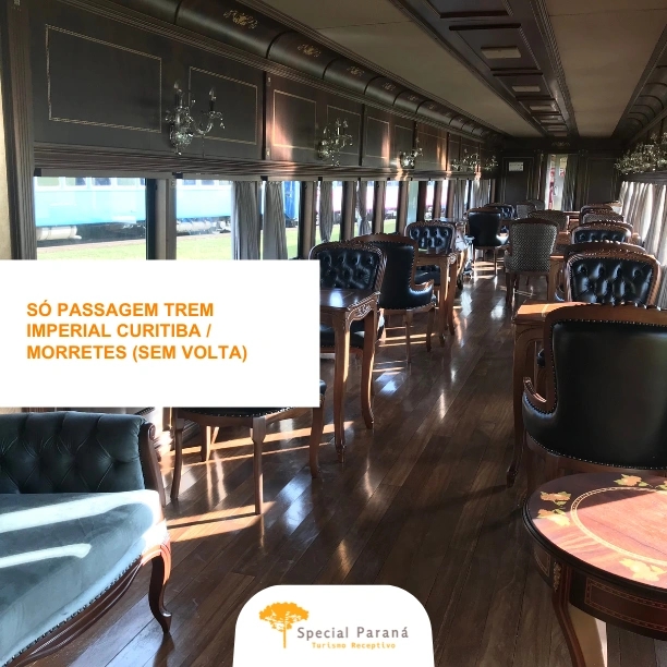 Passagem Ida Trem Imperial Curitiba - Morretes - imagem 1