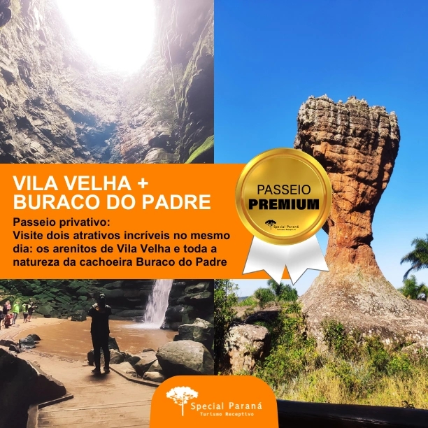 Vila Velha e Cachoeira Buraco do Padre - privativo - imagem 1