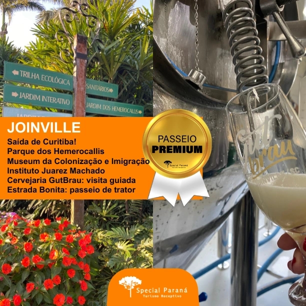 Joinville: Flores, Cultura e Cerveja - saída de Curitiba (sábado e domingo) - imagem 1